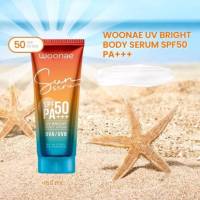 (1หลอด) Woonae วูเน่ ยูวี ไบรท์ บอดี้ เซรั่ม SPF50 PA+++ (150กรัม )