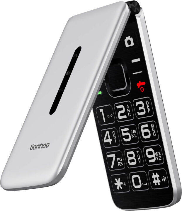 tianhoo-flip-phone-for-seniors-4g-senior-flip-phone-unlocked-with-big-buttons-dual-card-gsm-lte-flip-phone-for-elderly-with-large-buttons-flip-cell-phone-for-seniors-silver