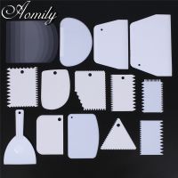 18Pcs/set Cutter Scraper Pastry Irregular Teeth Spatula Baking