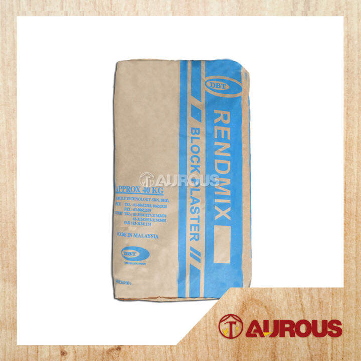 RENDMIX M/T 3 IN 1 CEMENT READY MIX CEMENT SIMEN RENDER 40KG (DURA BUILT BRAND) Lazada