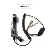 H250-IC72 Moving coil hand microphone For ICOM HM36 IC-718 IC-775 IC-7200 IC-7600 IC-25IC-28IC-38 Car Radio Mobile WalkieTalkie