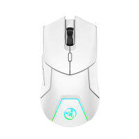 Mouse Komputer T40 3โหมด2.4กิกะเฮิร์ตซ์ไร้สายบลูทูธแบบชาร์จไฟได้4000DPI ที่ปรับได้ RGB อุปกรณ์เสริมสำหรับ PC เมาส์สำหรับเล่นเกมส์