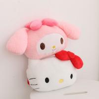 【CC】 Cinnamoroll car seat pillows kawaii Plushie Kuromi Car Accessories  Headrest Neck