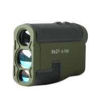 【LZ】☏۞◕  Telescópio trena laser rangefinders medidor de distância digital 6x21 700m monocular caça golfe laser range finder fita medida