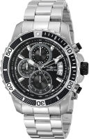 Invicta Mens Pro Diver Stainless Steel Quartz Watch with Stainless-Steel Strap, Silver, 22 (Model: 22412)