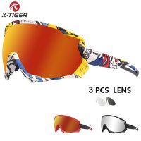 ◄℡ X-TIGER Polarized Sports Cycling Glasses Womens Mens sunglasses Road UV400 Cycling Eyewear Mountain Bike Bicycle Mtb Goggle