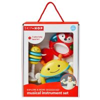 Skip Hop Explore &amp; More Musical Instrument 3 Pcs ของเล่นเขย่า พร้อมยางกัด