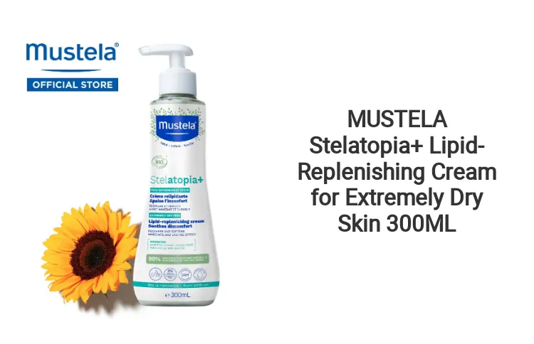 Mustela Stelatopia+ Lipid-Replenishing Cream 150mL