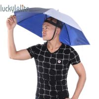 New-Luc♦♦Foldable Head Umbrella Hat Anti-rain Sun Shade Fishing Cap for Outdoor Fishing