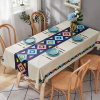 Nordic Style Kitchen Dining Room Rectangular Dining Table Tablecloth Anti-fouling Tablecloth Coffee Table Nappe De Table Tapete