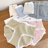 Class A Baby Cotton 5A Grade Cotton Antibacterial Cotton Underwear Ladies Mid Waist Traceless plus Size Girls Briefs Hot Sale