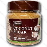 น้ำตาลมะพร้าว 100% COCONUT SUGAR ขนาดน้ำหนักสุทธิ 300 กรัม บรรจุขวดพลาสติก น้ำตาลมะพร้าวธรรมชาติ NATURAL COCONUT SUGAR