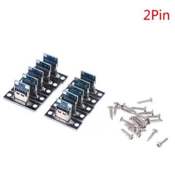 10pcs USB-C 3.1 Male to 5 Pin Screw Connector Shield Terminal Plug Adapter  Cable