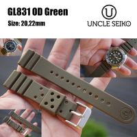 สายนาฬิกา สายยาง Uncle Seiko OD Green 20,22mm