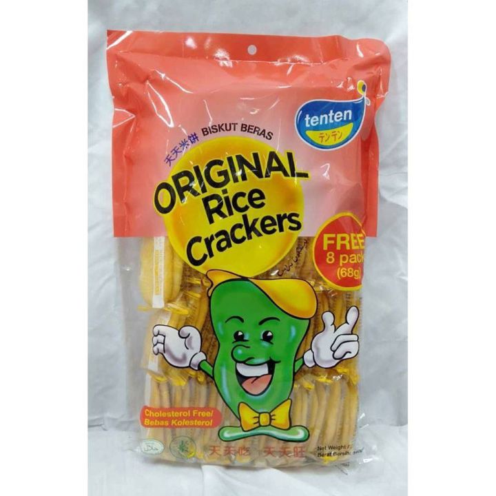 TEN TEN ORIGINAL RICE CRACKER 340G +68G(48x2PCS) Lazada