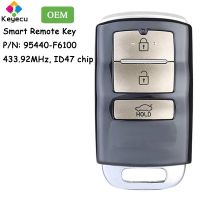 KEYECU OEM Art Prox กุญแจรถมี3ปุ่มชิป ID47 433Mhz สำหรับ Kia Cadenza 2016 2017 2018 2019 Fob P/n: 95440-F6100