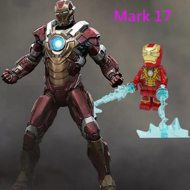Mark 17 Heartbreaker Minifigures Iron Man War Machine Tony Stark Avengers  Endgame Building Blocks Baby Toys For Children | Lazada Ph