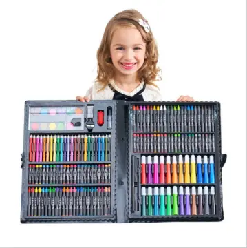 168 Art Set Kids Painting Watercolor Drawing Tools Art Marker Brush Pen  Supplies 