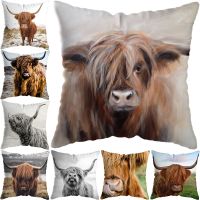 【CW】✓♛❇  Scottish Print Pillowcase Decoration Cushion Cover Sofa