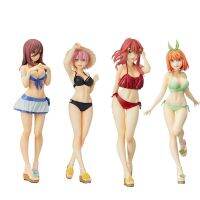 NHSFUZXX PVC 20 ซม. Nakano Miku Gotoubun No Hanayome ตกแต่ง ตุ๊กตาแอ็คชั่น ของเล่นโมเดลโมเดล โมเดลคอลเลกชัน เครื่องประดับตั้งโต๊ะ Nakano Miku Action Figure