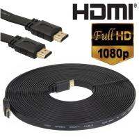 High Speed HDMI สาย HDMI ต่อภาพเสียงทีวี ยาว 20M เมตร v1.4 สายแบบอ่อนแบนยาว (Black)