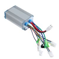 Brushless DC Motor Controller Support No Hall Anti-Coaster Features Overcurrent for Protection 36V-48V 350W for Universal Electric Bicycle E-Bike Scooter