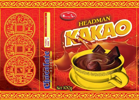 Bột cacao headman  2 in 1  túi thiếc 500 gr - ảnh sản phẩm 3