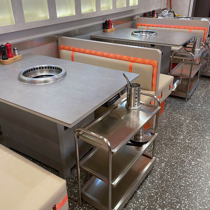 Burn the JapaneseKorean barbecue table for commercial electric