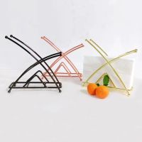 [COD] New wrought iron paper towel vertical creative napkin coffee shop hotel board clip dining storage