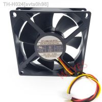 ✔ NEW DWPH EFC-08E12D-EF05 DC 12V 0.4A 80x80x25mm 3-wire Server Cooling Fan