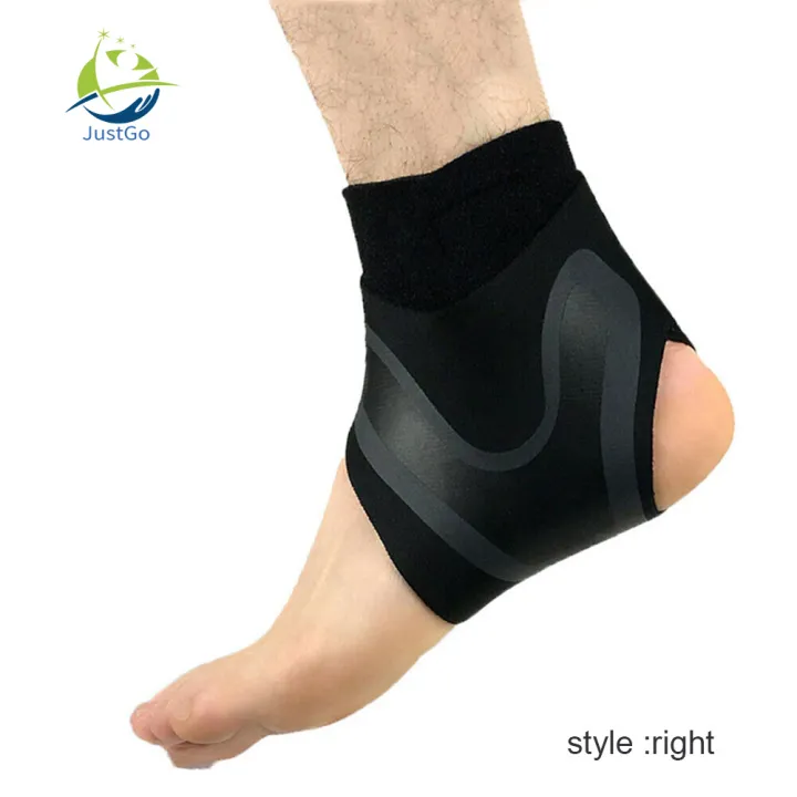 Adjustable Elastic Ankle Sleeve Brace Foot Support Guard for Sports Running