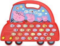 [คูปองลดเพิ่ม+เงินคืน] Vtech Peppa Pig Learn &amp; Go Alphabet Car ของเล่น กระดาน ออกเสียง เสริมทักษะการเรียนรู้ ภาษาอังกฤษ มาพร้อม ปุ่มกด สุดน่ารัก