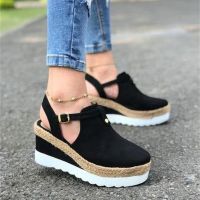 Platform Sandals Wedges Shoes For Women Heels Sandalias Mujer Summer Clog Womens Thick Bottom Shoes 2022