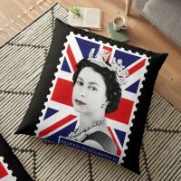 [Dudu home furnishing] ฉีก Queen Elizabeths II 2022หมอนรองนอนพิมพ์ผ้าใบลายพิมพ์มีซิปตกแต่งปลอกหมอนปลอกหมอนรถยนต์