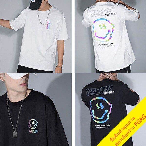 miinshop-เสื้อผู้ชาย-เสื้อผ้าผู้ชายเท่ๆ-เสื้อยืดแนวสตรีทผู้ชาย-oversize-เสื้อผ้าแฟชั่นวัยรุ่น-เสื้อโอเวอร์ไซส์เกาหลี-วินเทจ-ทรงหลวม-3d-เรืองแสง-xxl-เสื้อผู้ชายสไตร์เกาหลี