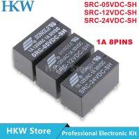 10pcs Relay SRC-05VDC-SH SRC-12VDC-SH SRC-24VDC-SH 5V 12V 24V 1A 125VAC 30VDC 8PIN Relays Relais Barware