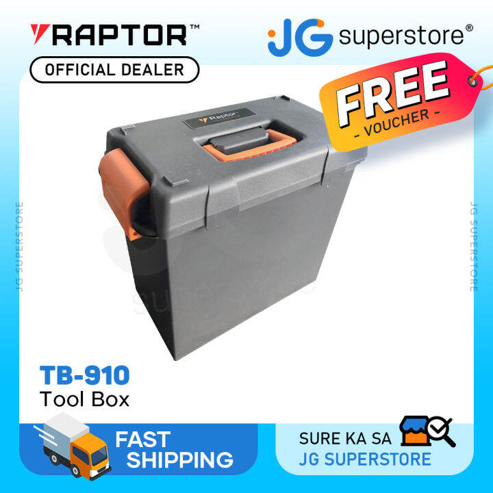 Raptor TB910 Portable WaterResistant Hard Case Tool Box for Hunters