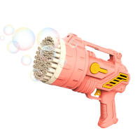 เครื่องทำฟอง69หลุม Bubble Blower Bubble Machine Maker เครื่องเป่าฟองอัตโนมัติพร้อมไฟกิจกรรมกลางแจ้งในฤดูร้อน