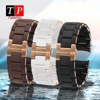 ⌚ Fashion Silicon clad steel watch band for Armani AR5890/5891/5906/5905 waterproof special rubber watch strap replace bracelet