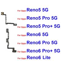 Power Volume Flex Cable สําหรับ OPPO Reno 5 6 Pro Plus 6 Lite 4G 5G Power Volume ปุ่มด้านข้าง Flex Ribbon Replacement