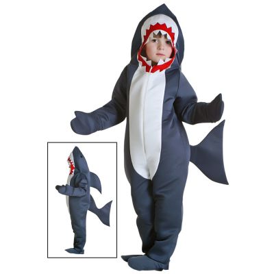พร้อมส่ง ปาร์ตี้ชุดแฟนซีเด็ก ๆ ที่น่าสนใจเสื้อผ้าปลาฉลาม ชุดปาร์ตี้วันหยุดเด็ก Halloween Shark Cosplay