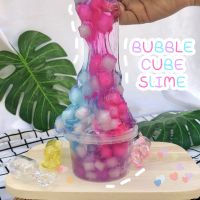 สไลม์บับเบิ้ลคิวท์ BUBBLE CUBE SLIME? ไร้สารอันตราย บีบเพลิน??