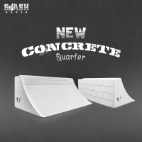 Slashramps® Fingerboard Ramps "SR Concrete Quarter"