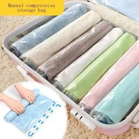 1pc Vacuum Compression Bag Travel Storage Bags For Clothing - Compression Bags For Travel - No Vacuum Or Pump Bags - Save Space