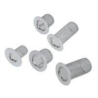 1Pc Silver Floor Drain Filter Multifunctional Steel Mesh Basket Filter Hair Trap Bathroom Kitchen Sink Anti-clog Slag Strainer