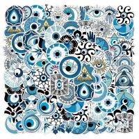 【LZ】❀✤  Grande Medo Olhos Graffiti Dairy Sticker Scrapbooking Estacionária Bagagem Laptop DIY Decoração Suprimentos para Crianças 60 pcs por pacote