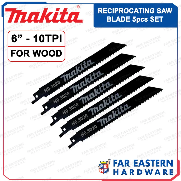 MAKITA Sabre Reciprocating Recip Saw Blade 5pcs Set 150mm MKAC Lazada PH