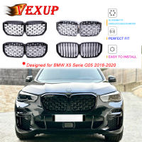 กระจังหน้าแต่งรถสำหรับ BMW X5 Series G05 2018-2020 ABS กันชนหน้าย่างพลาสติก Auto Center Grille แถบแนวตั้ง