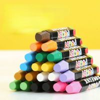 【YD】 20 Pieces of Color Dust-free Chalk Set Teacher Writing Teaching Water-soluble Graffiti Office Stationery