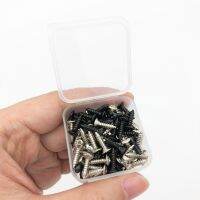 60 pieces Guitar Screws with Plastic Storage Box for Electric Pickguard Back Plate Mount DIY Luthier Tool 12 * 3 mm Guitar Bass Accessories